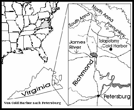 Von Cold Harbor nach Petersburg